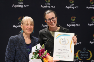 The Seniors Card Outstanding Service to Older Canberrans Award to Happy Fit
